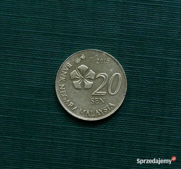 MALEZJA 20 senów 2015r Gliwice