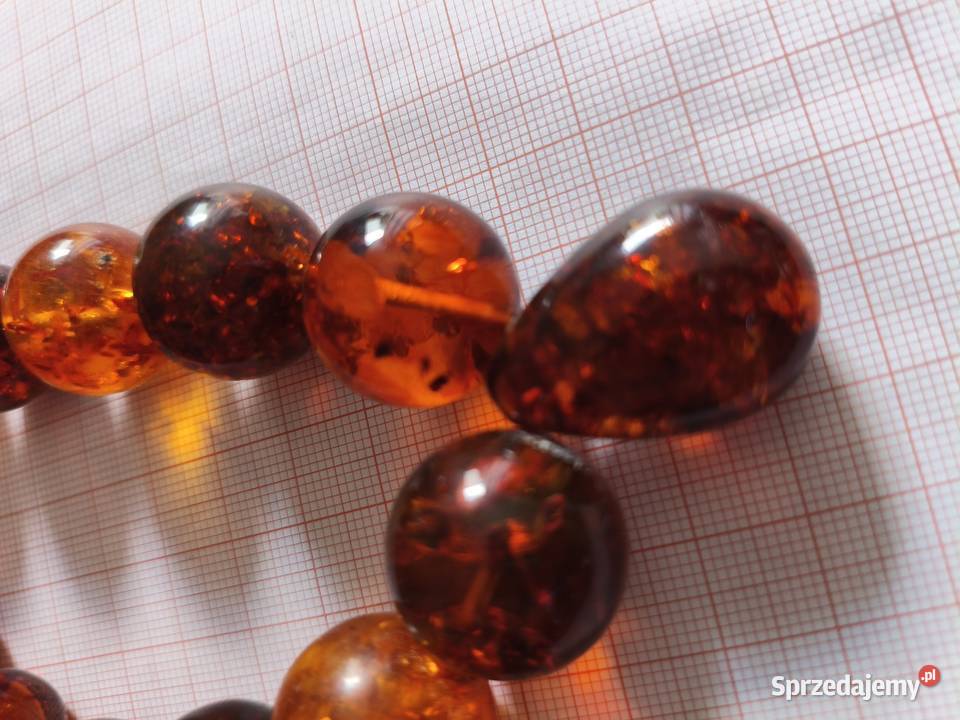 Naszyjnik Bursztyn Kulki podlaskie Białystok