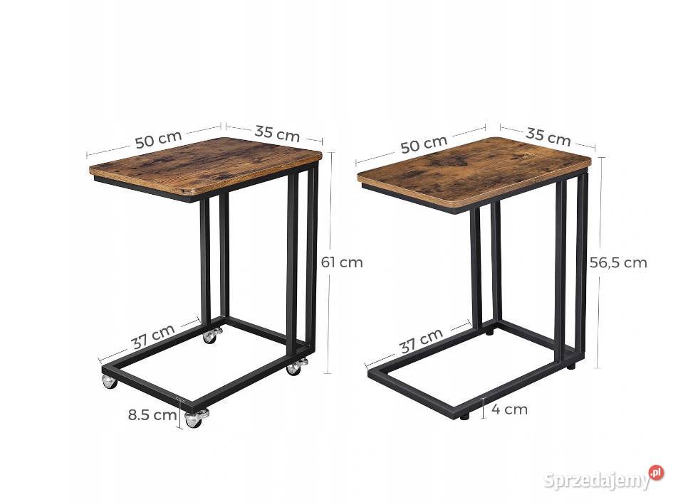 Stolik Ława na Kółkach Industrialna LOFT Choroszcz