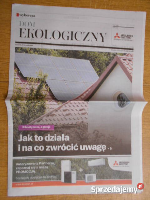 Dom ekologiczny sześć dodatków Gazeta Wyborcza Rok wydania 2023 sprzedam