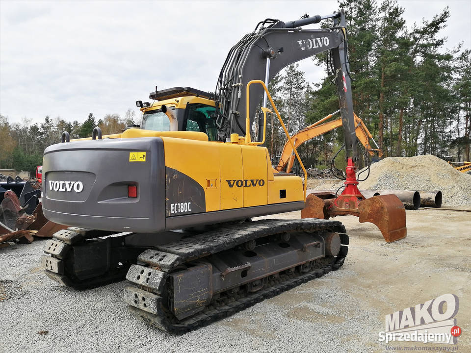 Koparka gąsienicowa VOLVO EC 180 CL Rok produkcji 2007 świętokrzyskie Ostrowiec Świętokrzyski sprzedam