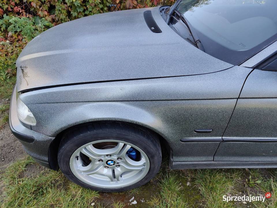 Bmw e46 maska przód kompletna Maski łódzkie