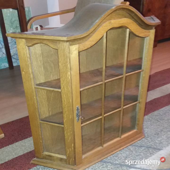 Wtryna szklana na bibeloty 66cm Radom