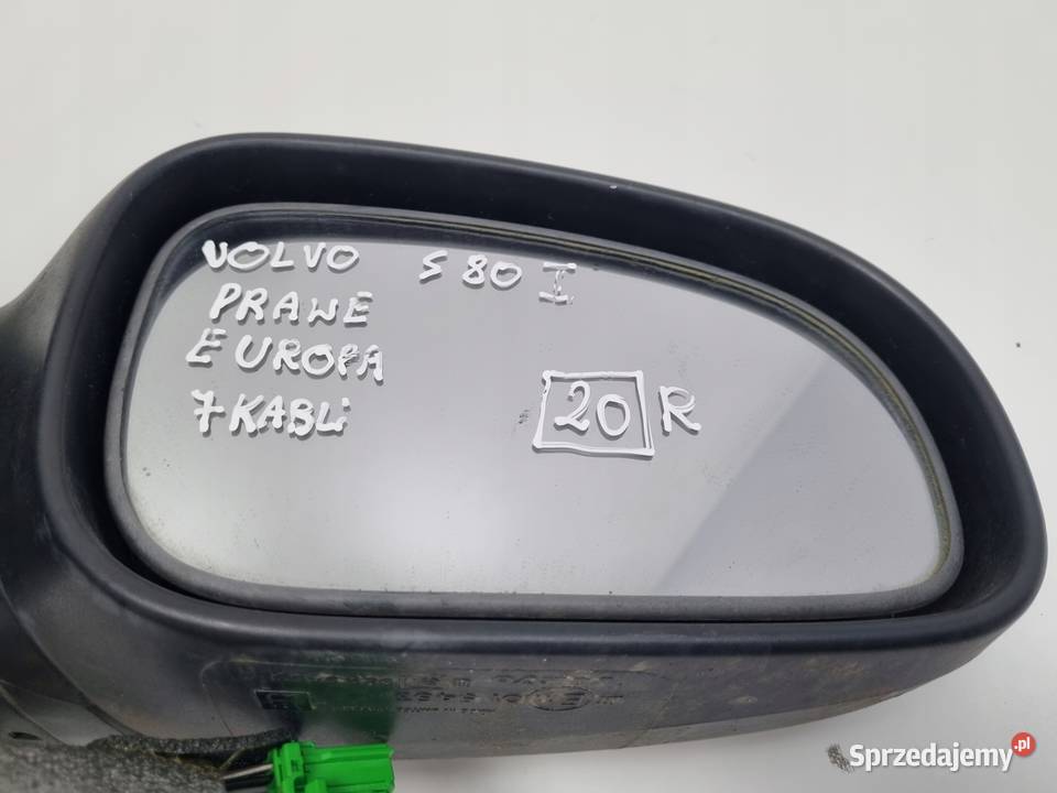 LUSTERKO Volvo S80 I 9804r PRAWE PASAŻERA 7 Pin Karoseria Chełm