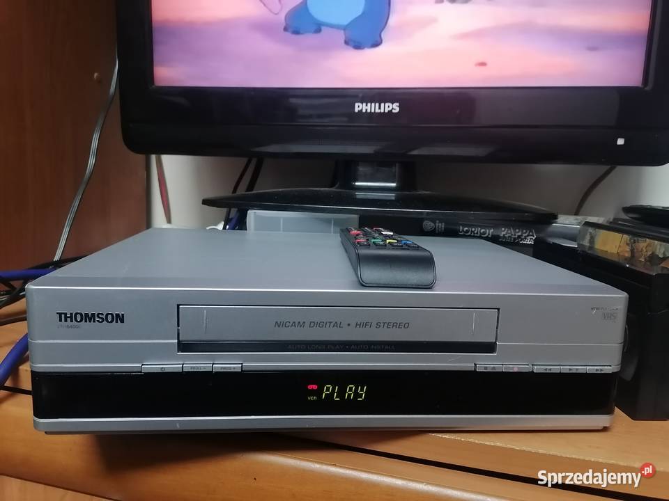 Magnetowid VHS Thomson VTH6400 stereo pilot Częstochowa