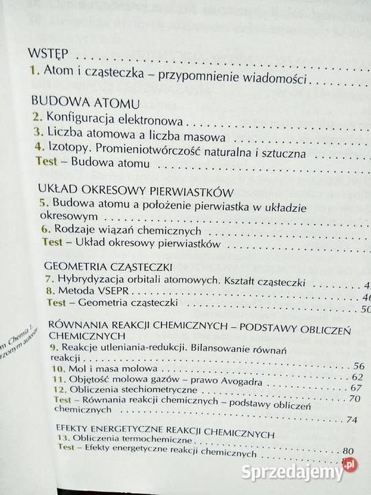 Chemia 1 zbiór zadań nowa era unikatowe książki Warszawa
