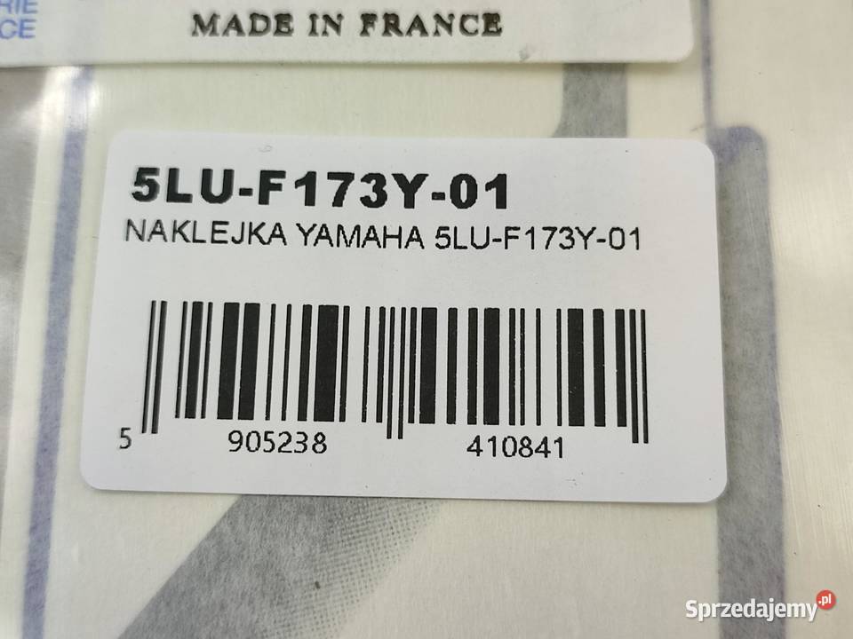 NAKLEJKA NA PRAWY BOCZEK YAMAHA CW50 2000