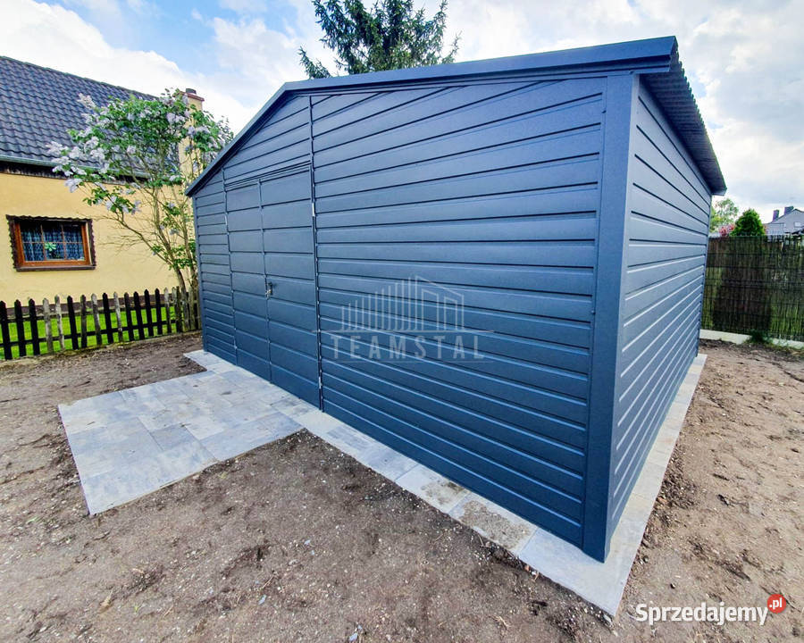 Schowek Domek Ogrodowy 5x4m Brama Dwuskrzydłowa