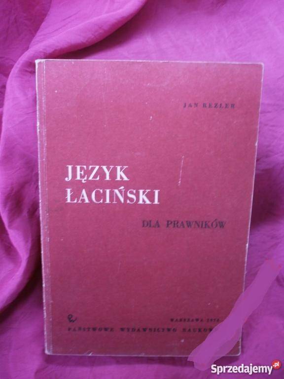 Język łaciński prawników Rezler FA