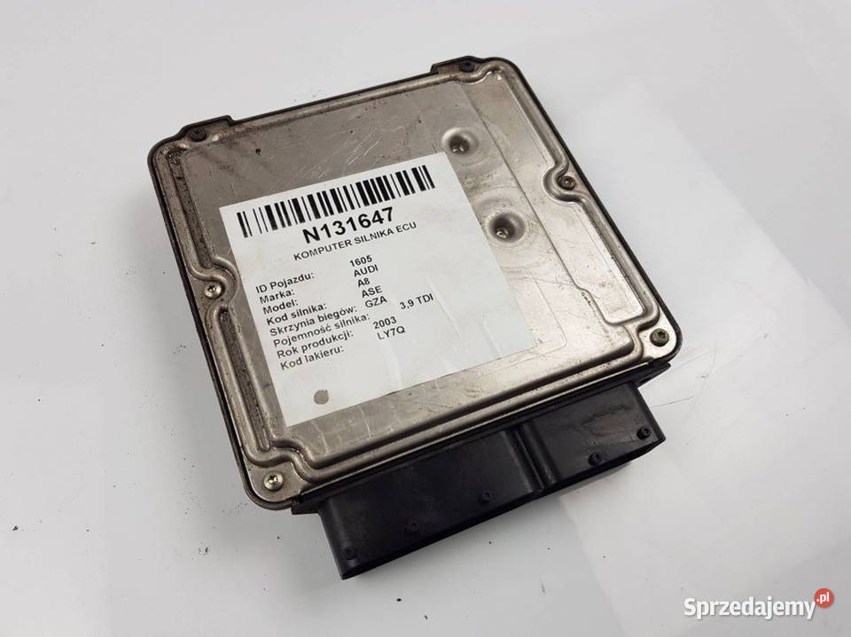 KOMPUTER SILNIKA ECU 4E0907409B 0281011099 A8 D3 kujawsko-pomorskie Lipno sprzedam