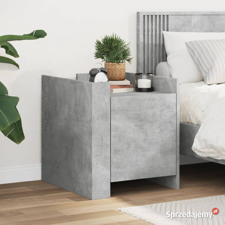 Szafka nocna szary beton 45x50x50 materiał Warszawa