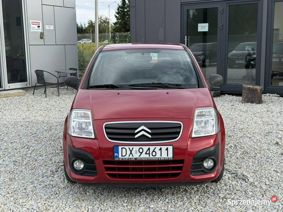 Citroen C2 11 60 2009r klima manualna Wrocław