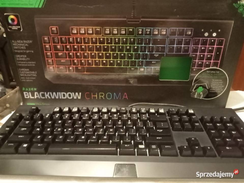 Razer Blackwidow Chroma Mechaniczna Przełączniki Warszawa