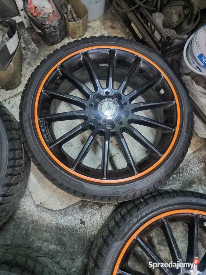 komplet felg mercedes amg orange 18 oryginal Warszawa