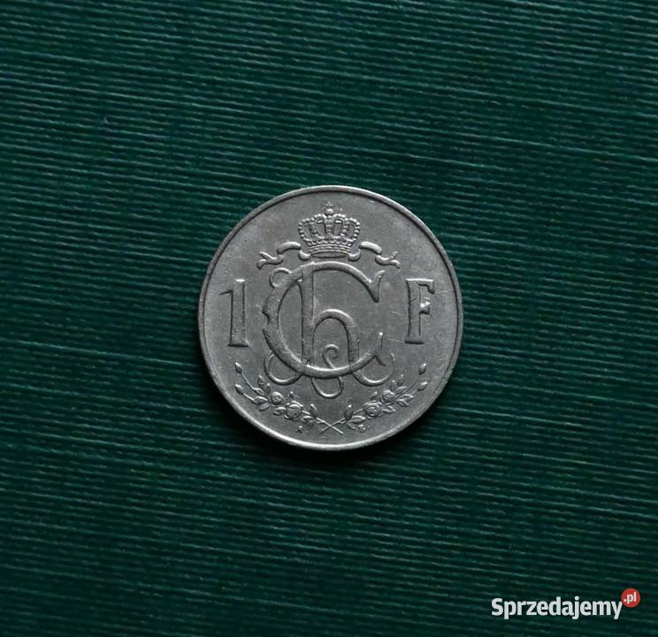 LUKSEMBURG 1 frank 1962r Numizmatyka Gliwice