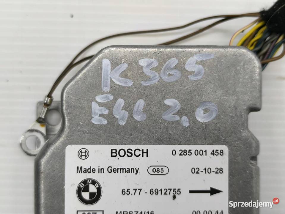 STEROWNIK MODUŁ PODUSZEK AIR BAG BMW E46 LIFT 18 Części samochodowe sprzedam