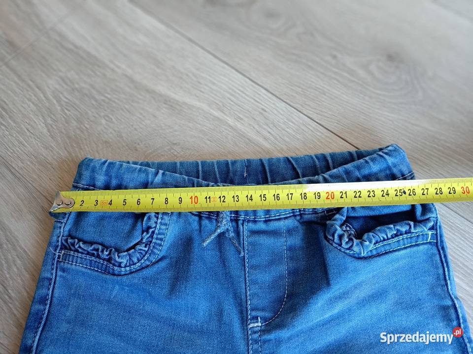 Spodnie jeansowe joggery dziewczęce 104 dziewczynka mazowieckie