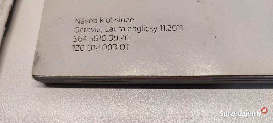 SKODA OCTAVIA II SCOUT ETUI INSTRUKCJA OBSŁUGI dolnośląskie