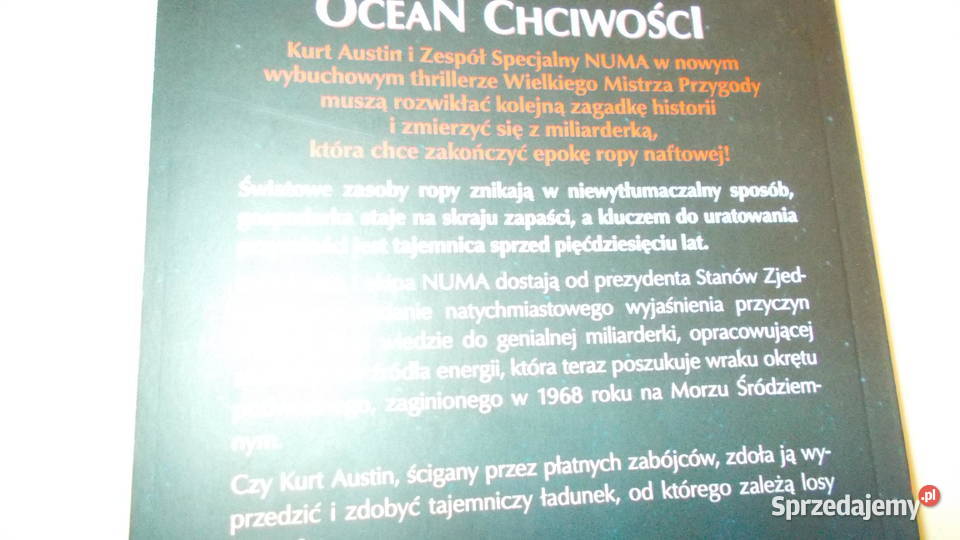 Clive Cussler Ocean chciwości