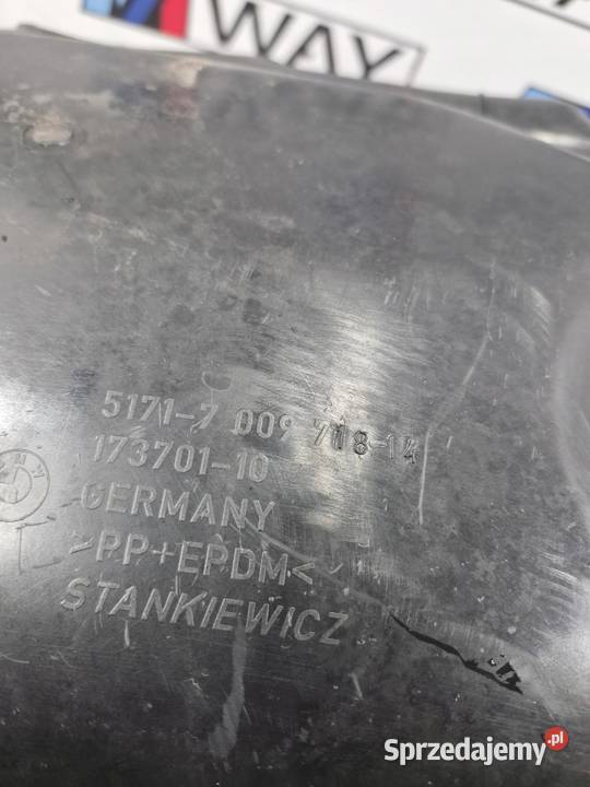 BMW 6 E63 E64 OSŁONA NADKOLE PRAWE TYLNE PRAWY