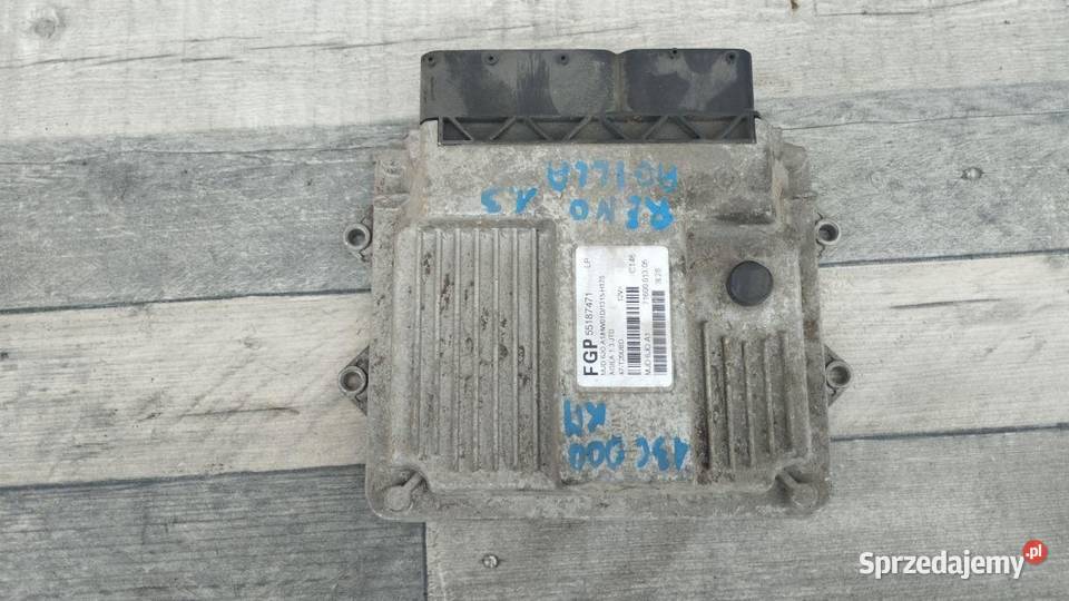 STEROWNIK SILNIKA KOMPUTER OPEL AGILA 55187471 Gliwice