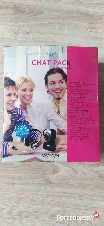 Zestaw internetowy kamera słuchawki Canyon Chat Pozostałe Kielce