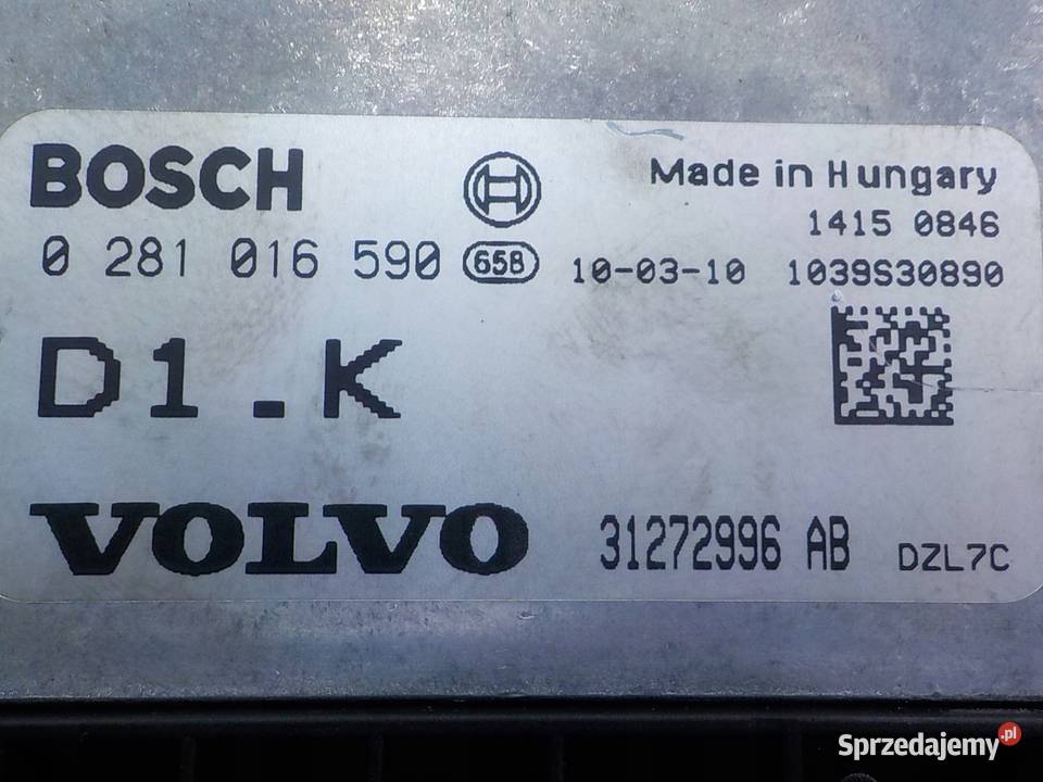 VOLVO C30 LIFT 16 D 10r 3D sterownik komputer Suków