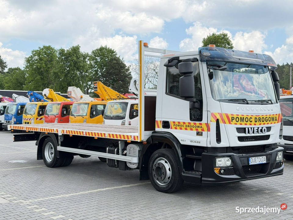 Iveco EUROCARGO ML 120E22 Laweta Platforma Pomoc Samochody ciężarowe Widełki
