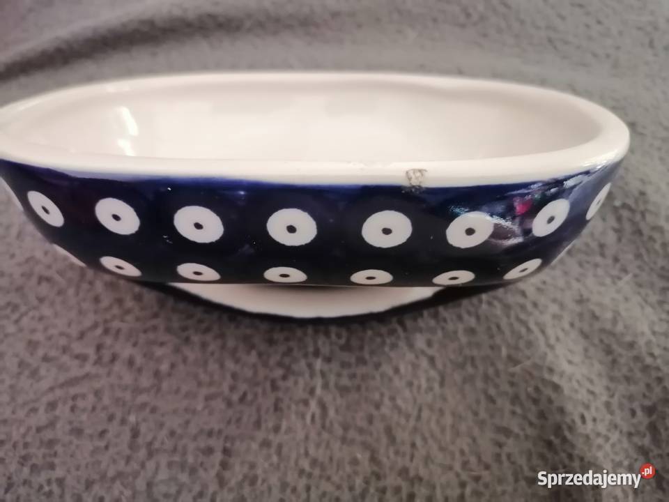 ceramiczna pokrywka do maselniczki zebra Legnica