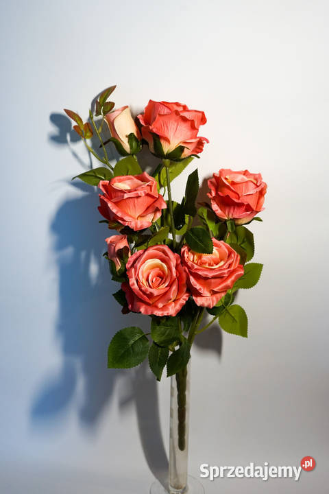 Bukiet róż w kolorze herbacianego różu Częstochowa