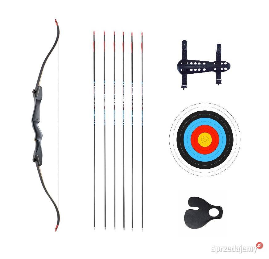 Łuk klasyczny sportowy zestaw strzały tarcze Sporty strzeleckie i myślistwo