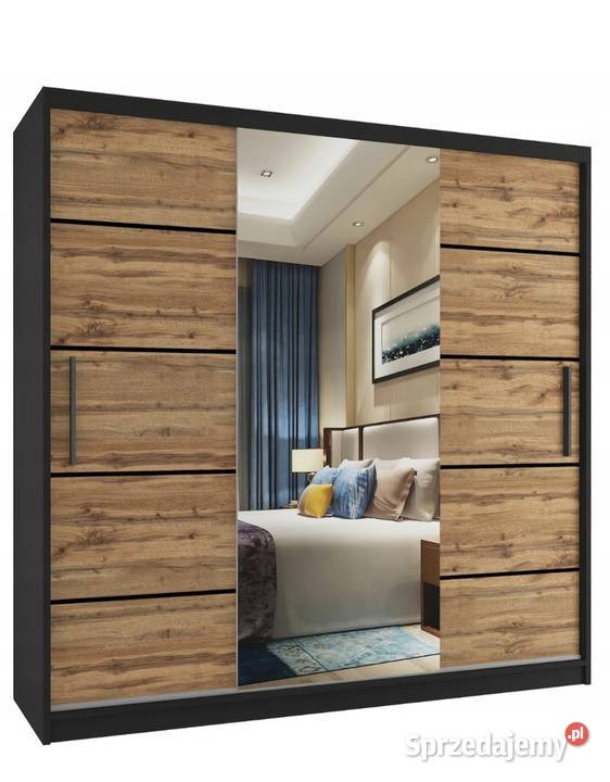 Szafa przesuwna z lustrem SZUFLADY 200 Koźmin Wielkopolski