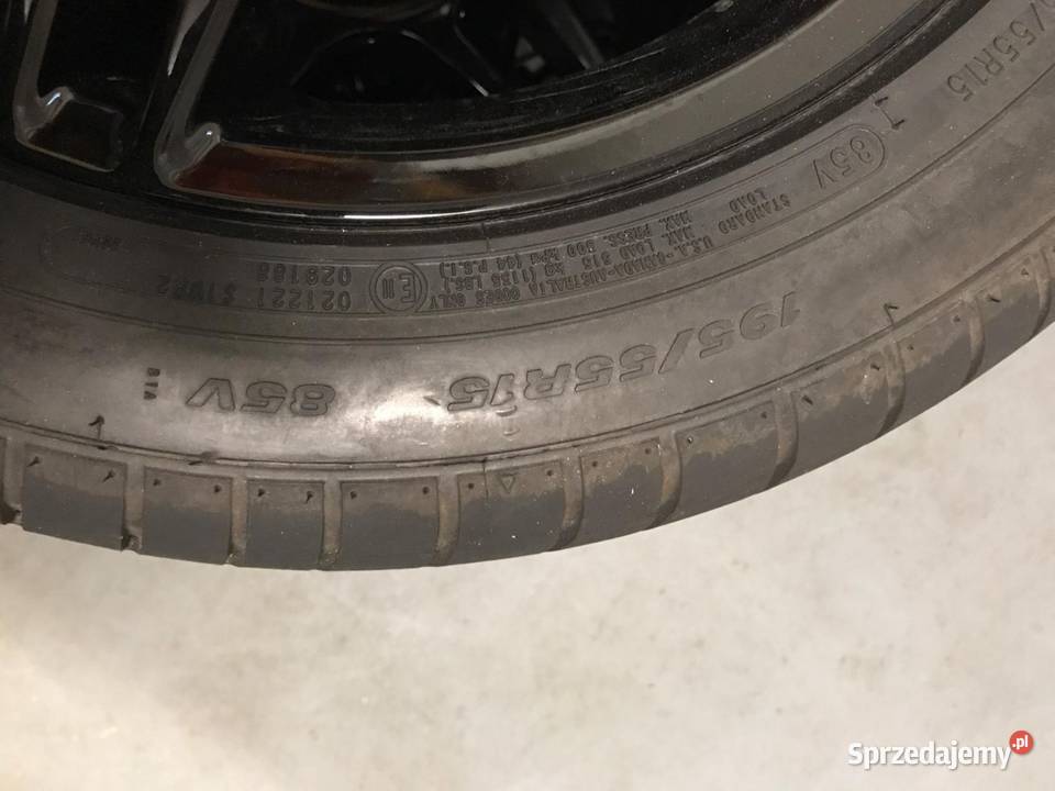 Alufelgi NIVIS 15 opony nowe Zapole