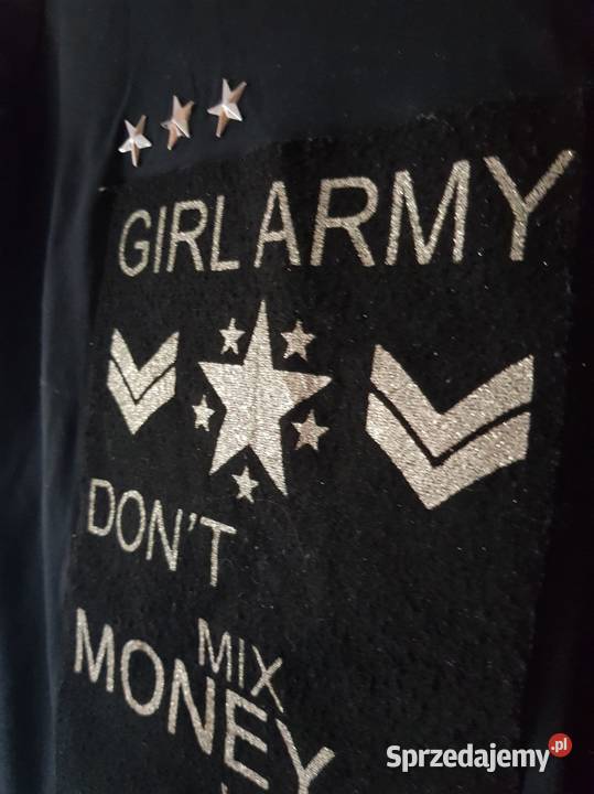 bluzka bluza militarna wojskowa dżinsy spodnie Kielce