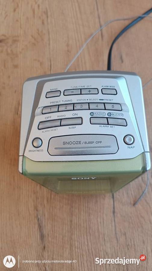 Radio budzik sony mazowieckie