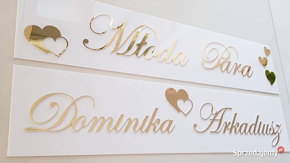 Rejestracja ślubna personalizowana Częstochowa sprzedam