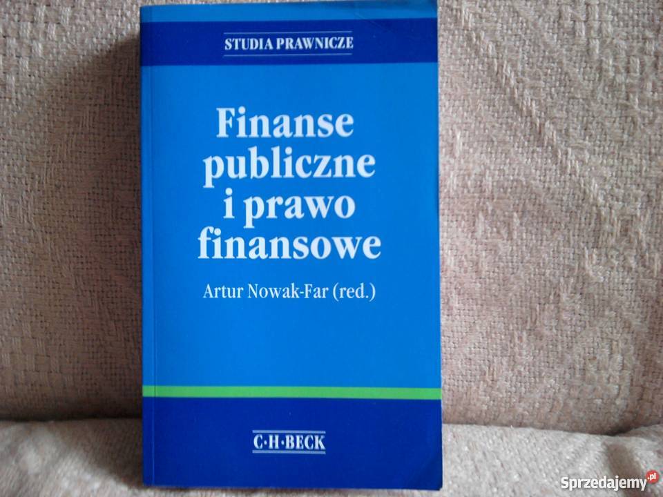 Finanse publiczne i prawo finansowe A NowakFar