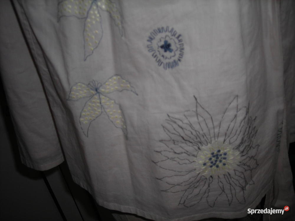 FARHI INDYJSKA BEŻOWA LUŹNA TUNIKA r 4244 Bluzki i koszule Piła