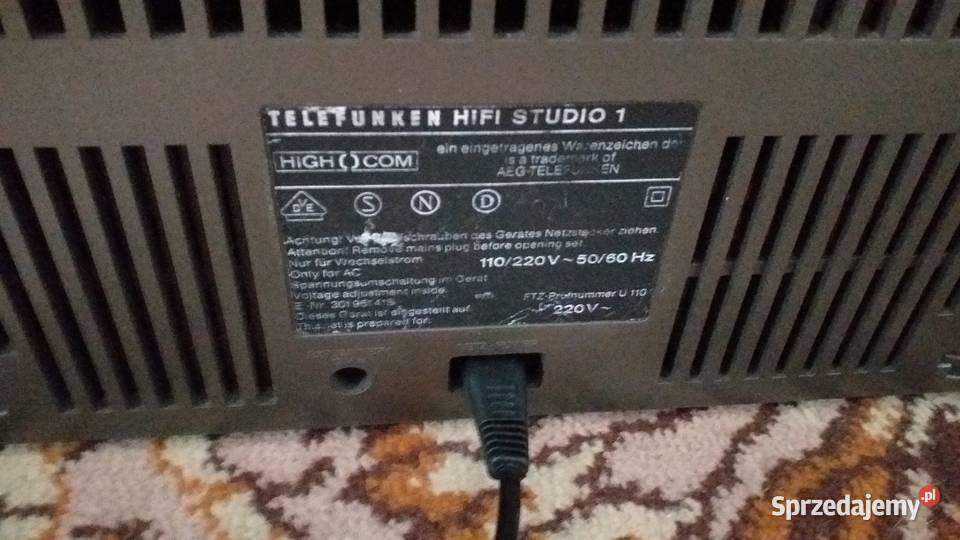 Radiomagnetofon Telefunken mazowieckie Kozienice