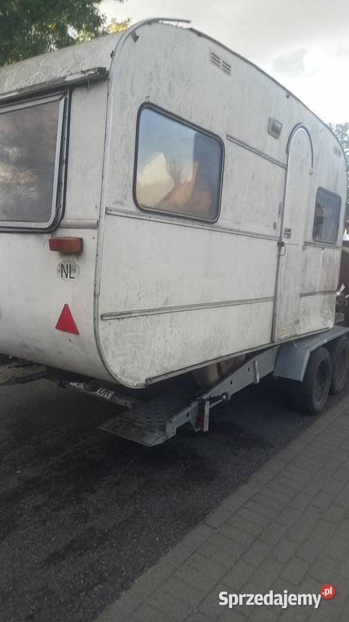 Przyczepa kempingowa na budowę Kempingowe wielkopolskie
