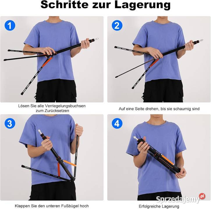 Soonpho 220 statyw podróżny ze stopu aluminium Zawiercie