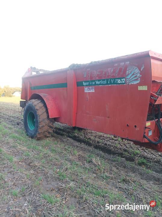 Rozrzutnik obornika jeantil 12ton nieuszkodzony Jabłonowo Pomorskie