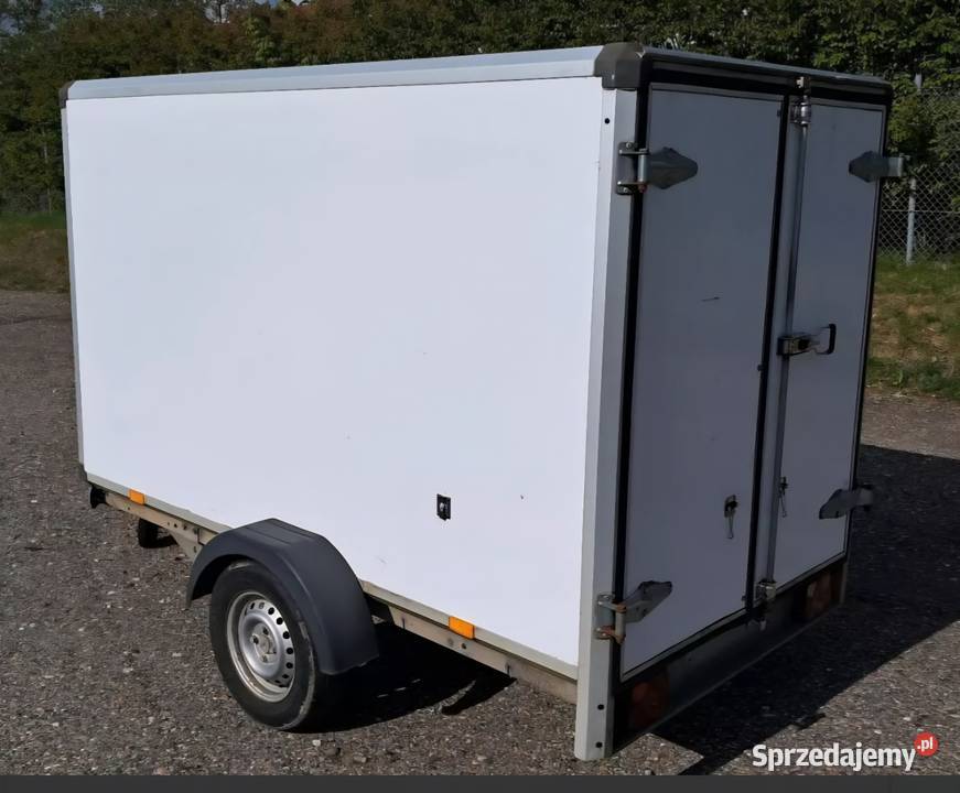 Przyczepa kargo kontener cargo hamowana box Kraków