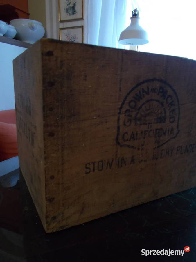 Stara Skrzynka zza OceanuLite DrewnoOryginalny