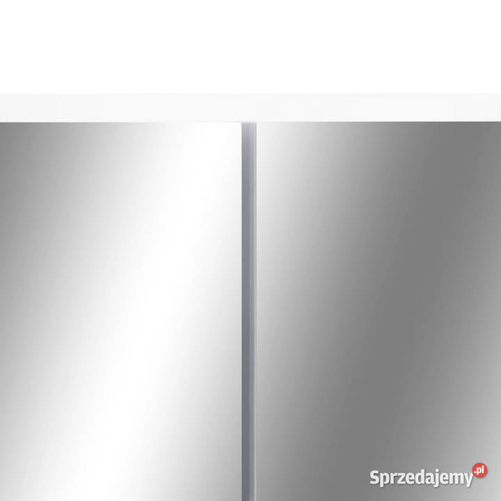 Szafka łazienkowa z lustrem i LED biała 80x15x60 Warszawa sprzedam