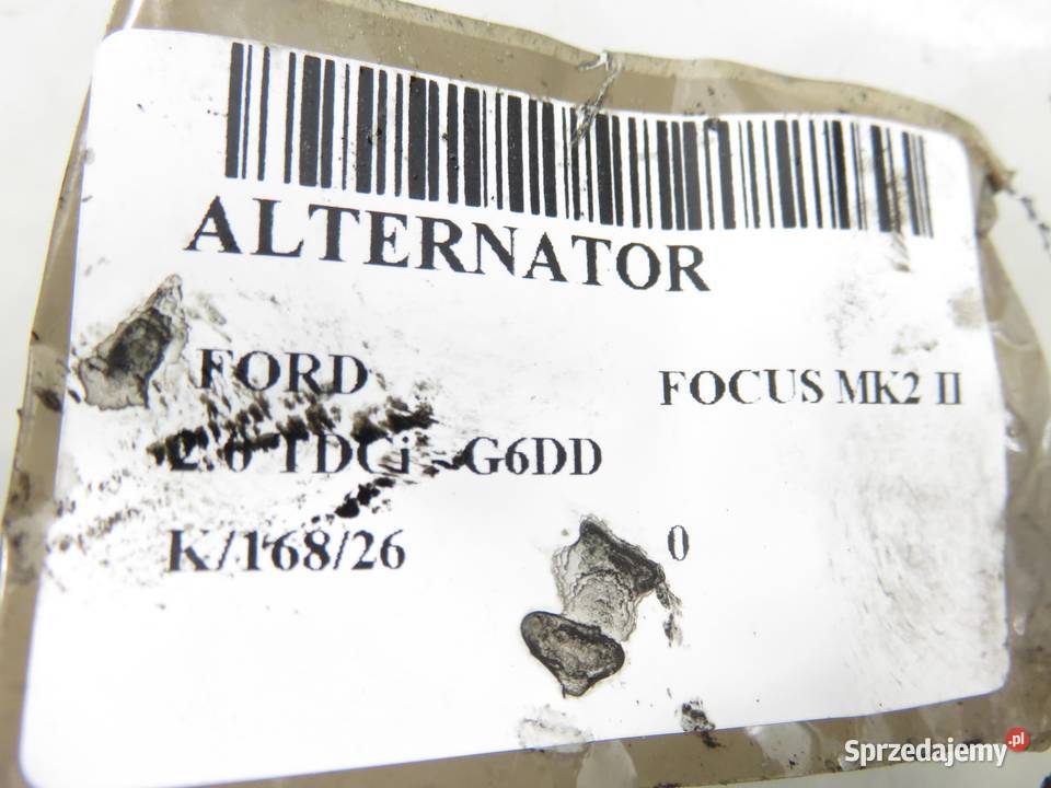 ALTERNATOR FORD FOCUS MK2 II 20 TDCi G6DD małopolskie