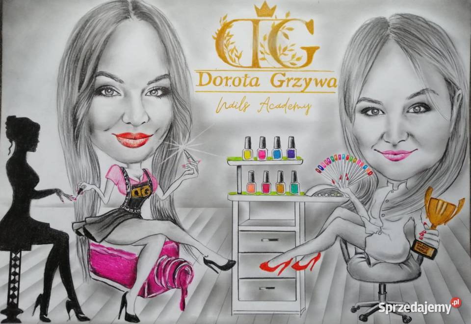 Karykatury portrety Rękodzieło