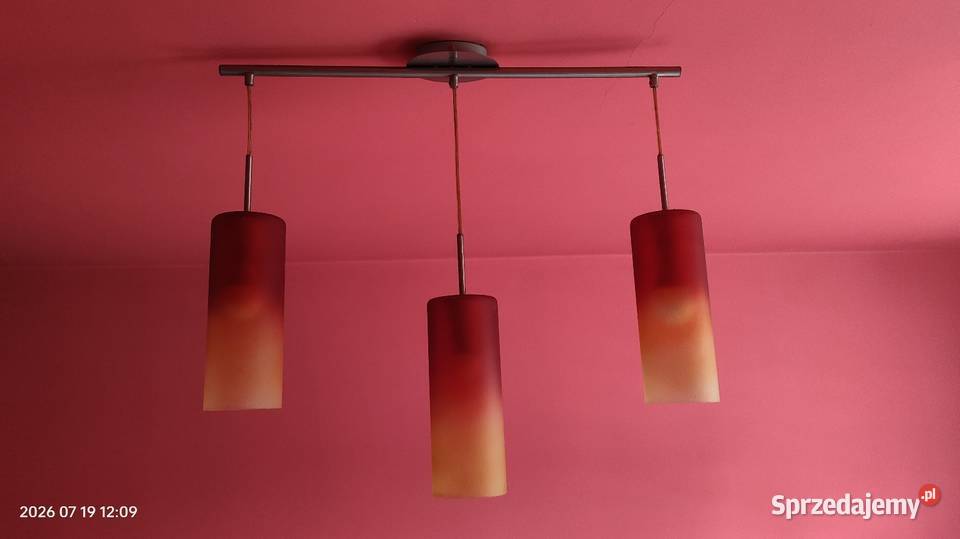 Lampa sufitowa i dwie lampki nocne komplet Lampy wiszące Żodyń