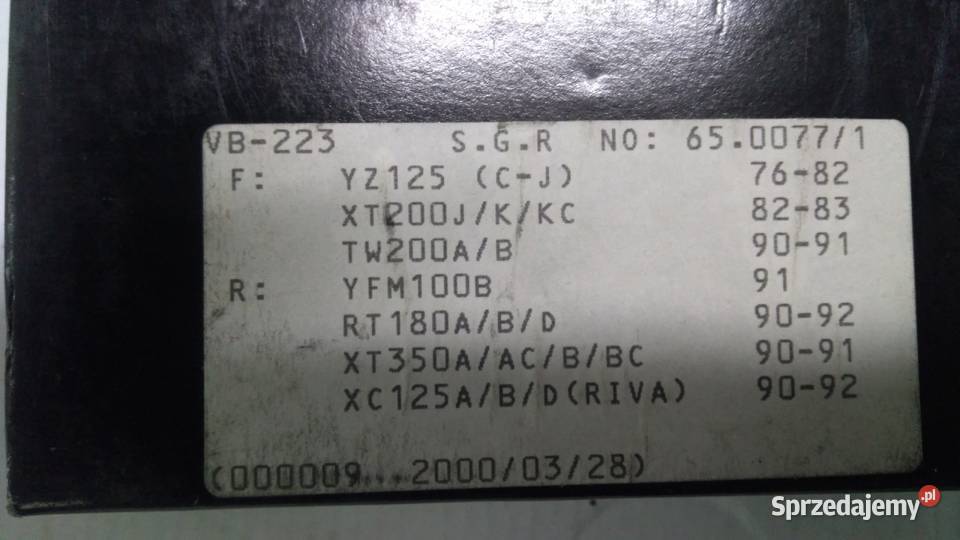 Szczęki hamulcowe Vesrah Yamaha Majesty 125 XT Szczęki Bielsk Podlaski