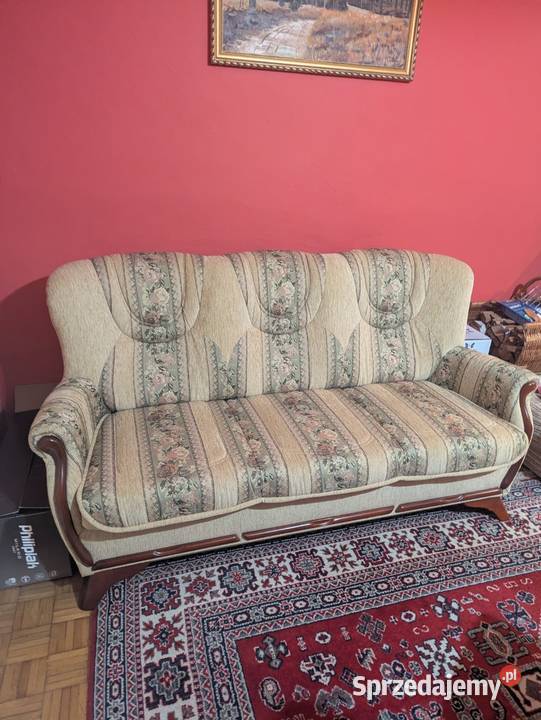 sofa rozkładana fotel tkanina Ostrołęka